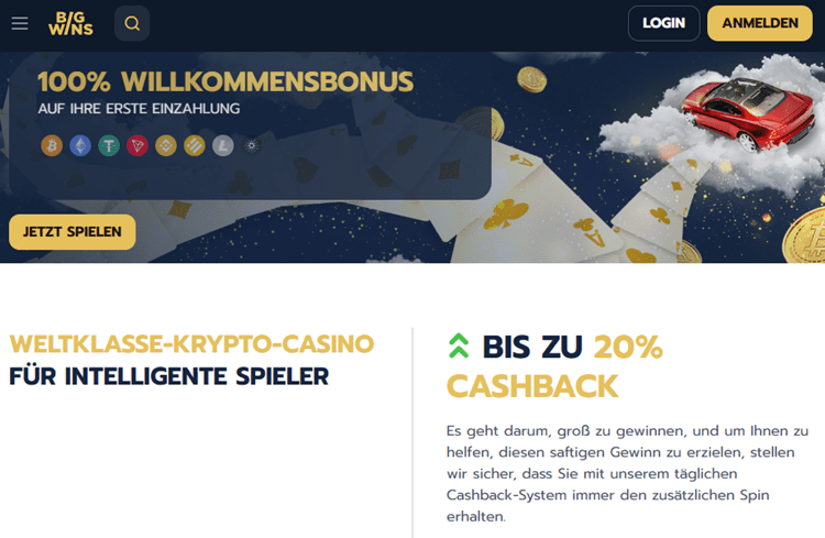 BigWins Krypto Casino
