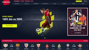 Rabona Bitcoin Wettanbieter