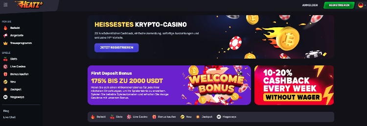 Heatz Bitcoin Casino