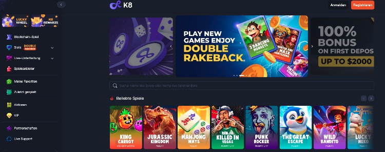 K8 Bitcoin Casino