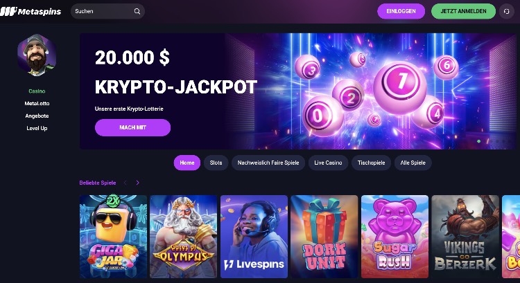 Metaspins Bitcoin Casino