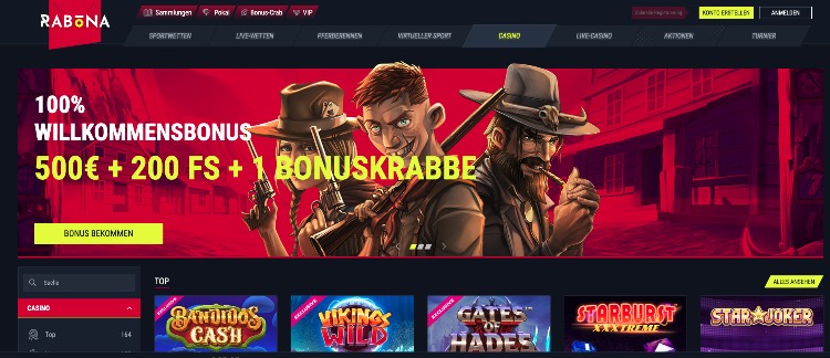 Rabona Bitcoin Casino