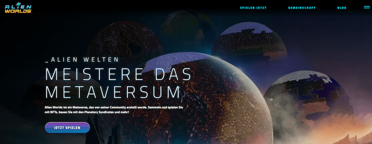 Alien Worlds Crypto Game
