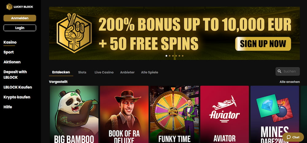 Beste Tether Casino Lucky BLock