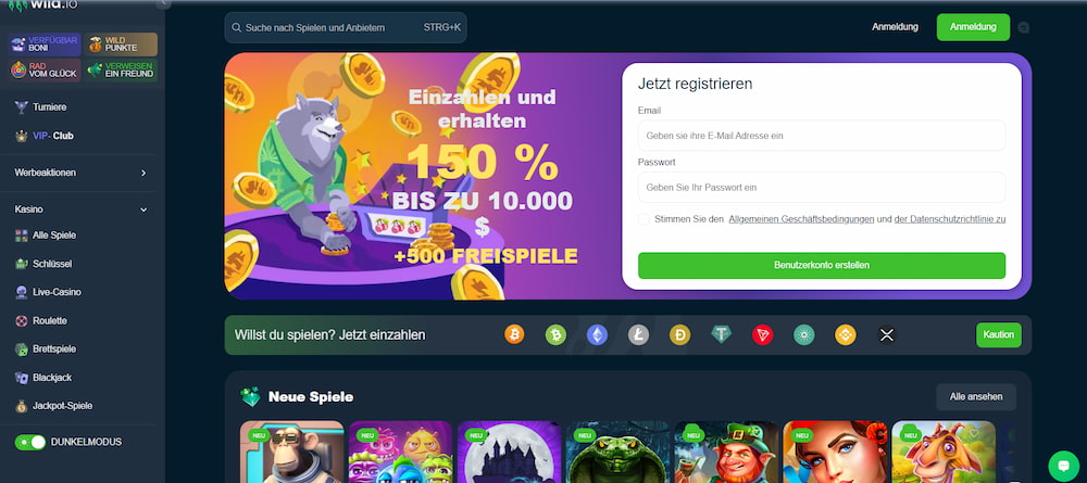 Beste Tether Casino Wild.io