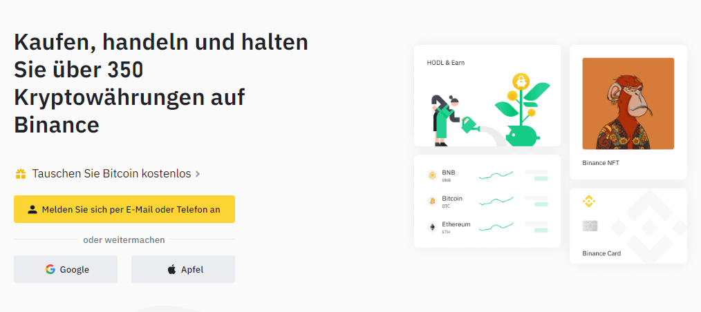 Binance – umsatzstärkste Krypto Exchange