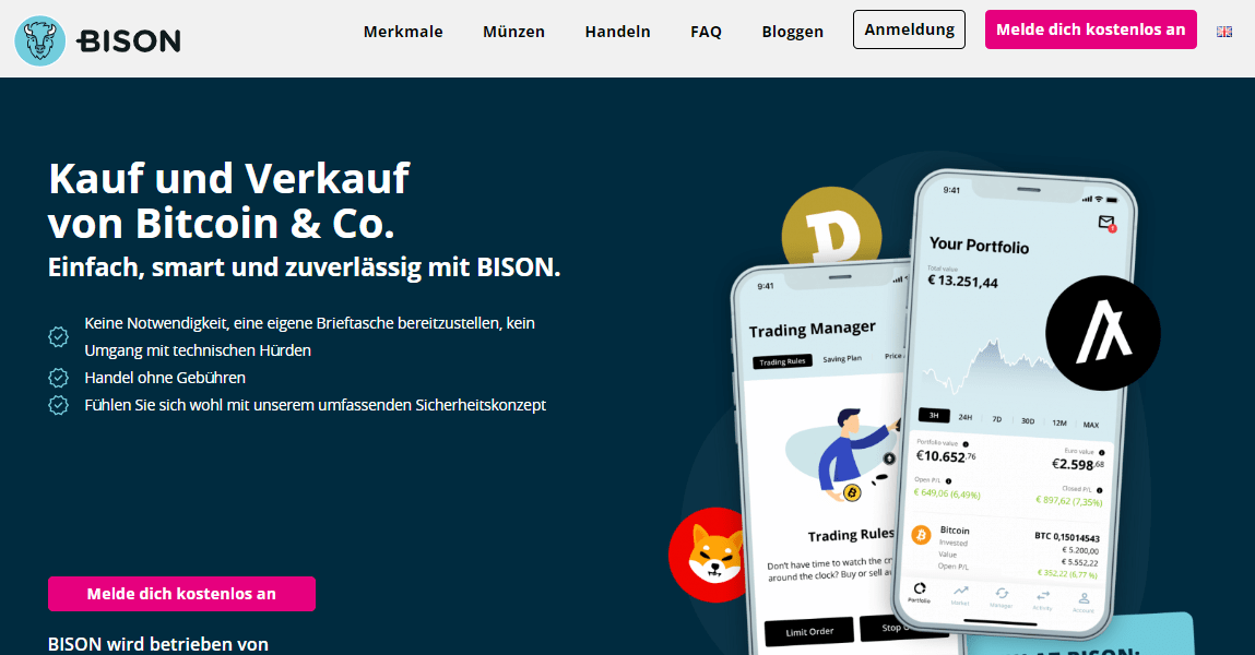 Bison App Trading Plattformen