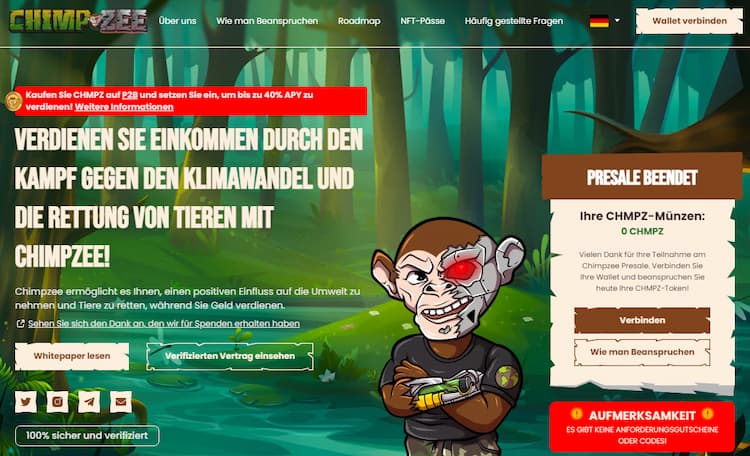 Chimpzee - Krypto ICOs