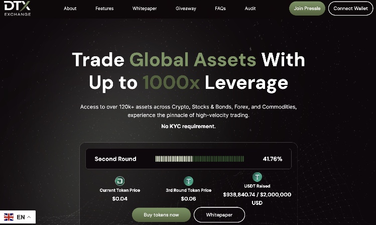 DTX Exchange krypto ico