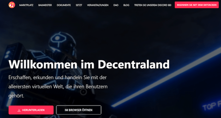 Decentraland Crypto Game