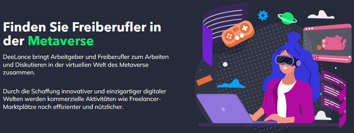 DeeLance NFTs, Metaverse