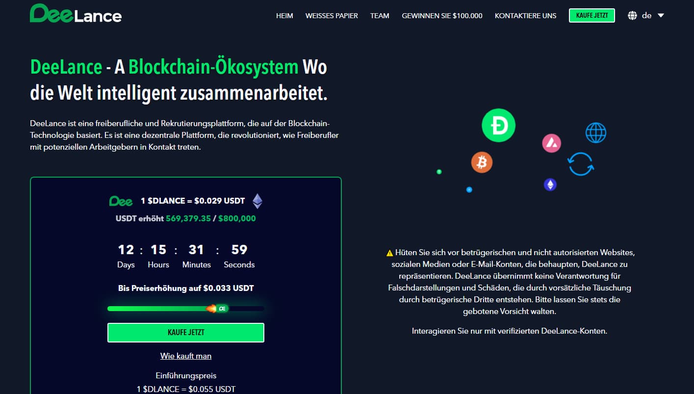 Deelance Altcoin