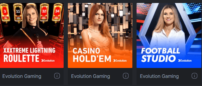 Tether Casinos-Live Casino