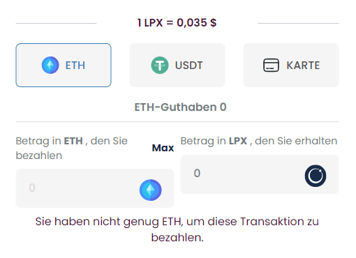 ETH-USDT kaufen
