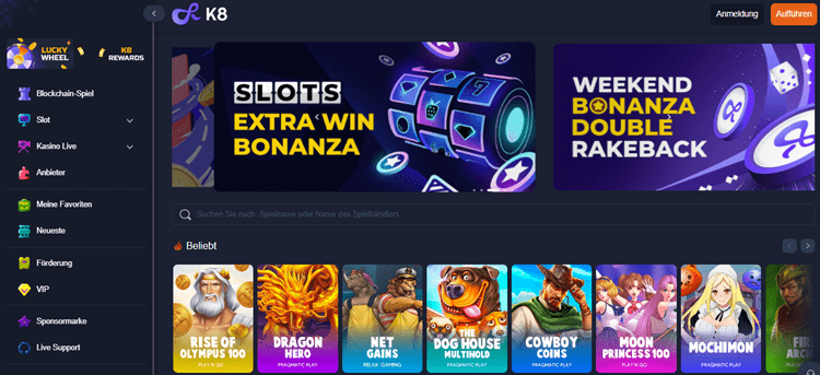 K8 Crash Casino