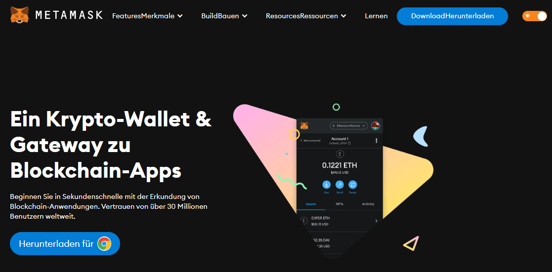 Kryptowallet erstellen