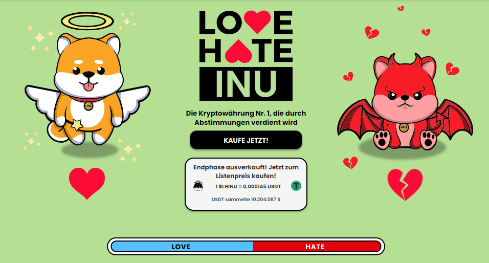 Love Hate Inu Presale