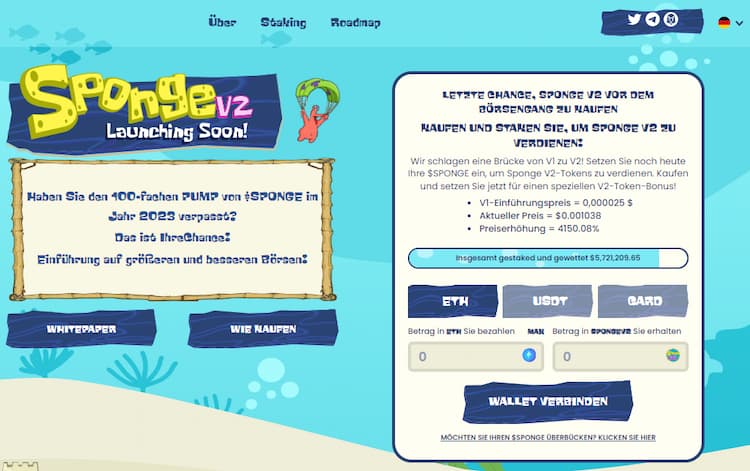Sponge V2 - Krypto ICOs