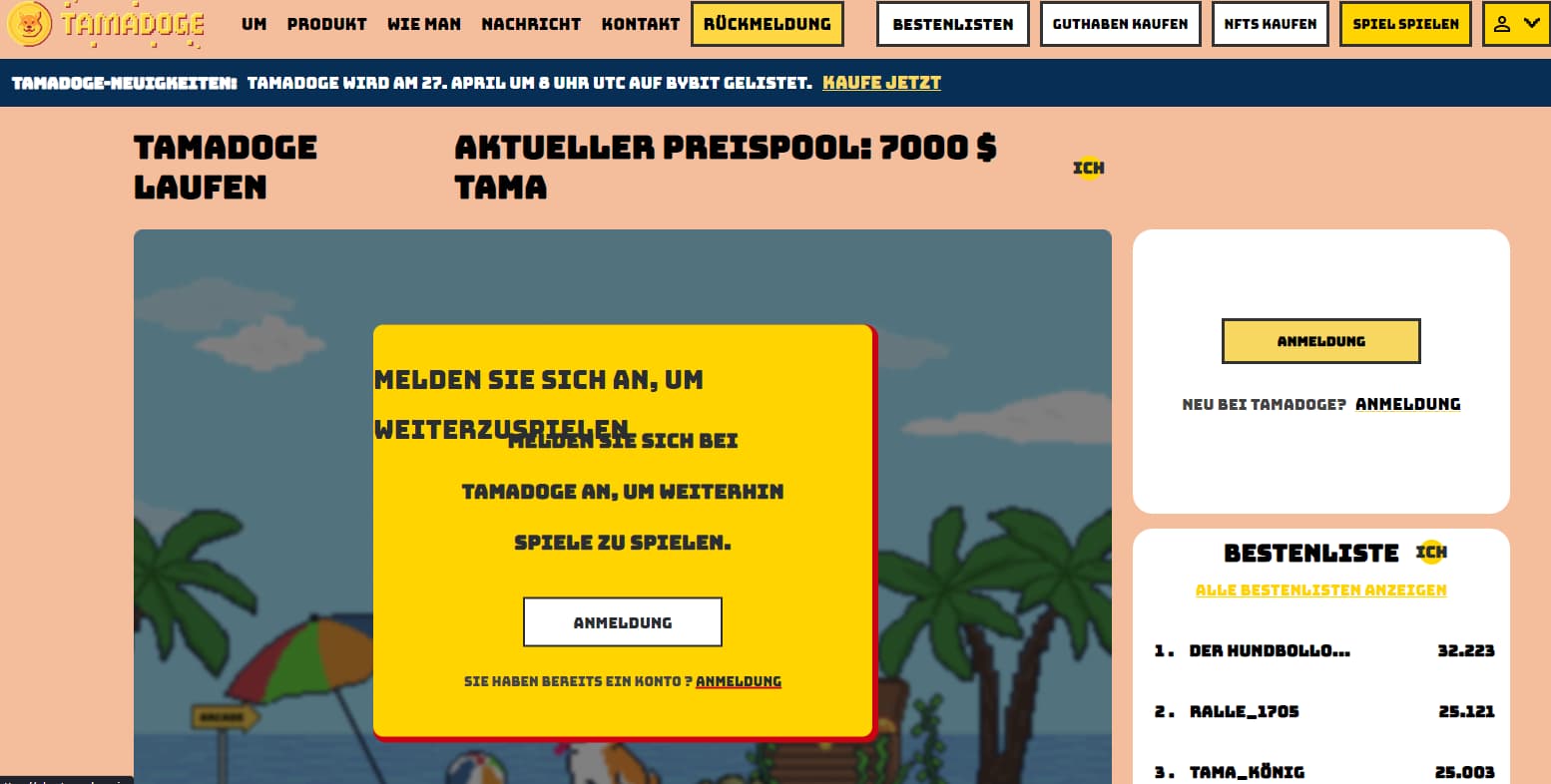 Tamadoge Altcoin
