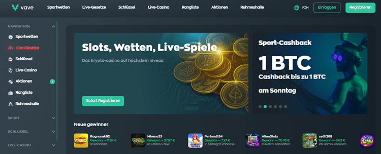 Vave Crash Casino