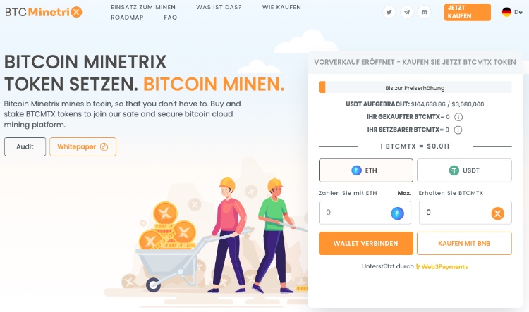 neuer ico: bitcoin minetrix