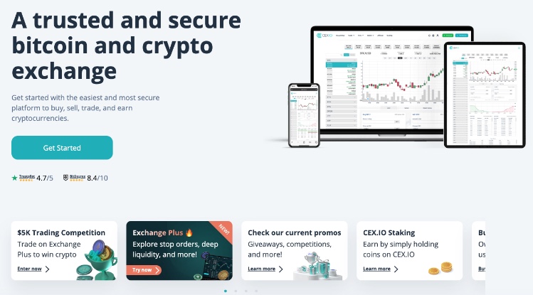 CEX.io Krypto Börsen Vergleich