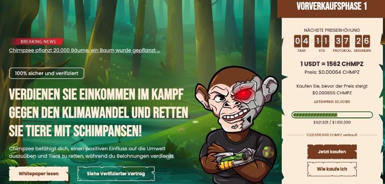 Chimpzee Presale