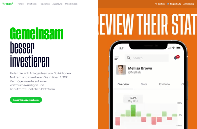 eToro – Top Adresse für Ethereum kaufen
