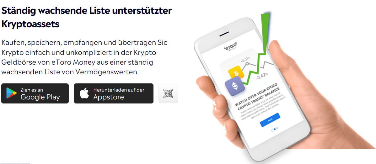 eToro - Bitcoin Wallet nutzen