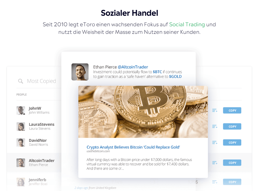 eToro Social Trading