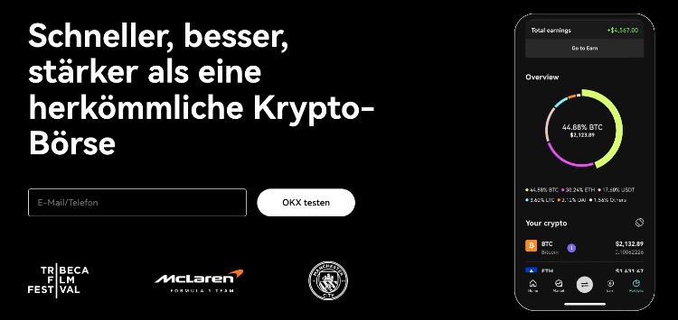 OKX Krypto Börsen Vergleich