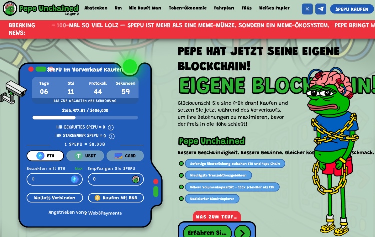 pepe unchained krypto ico