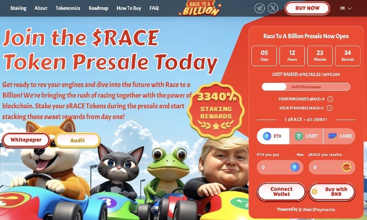 race to a billion krypto bullrun