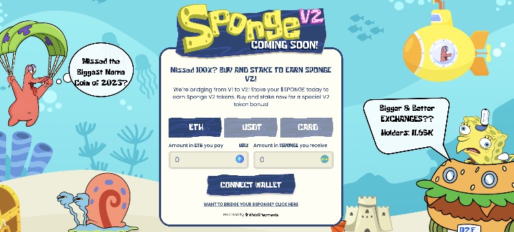 Sponge V2 Presale