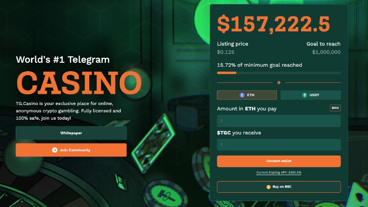 TG.Casino Presale