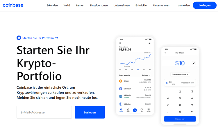 Coinbase Trading Plattformen