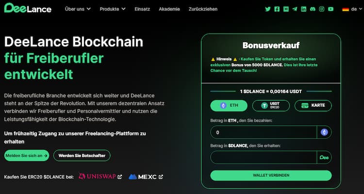 Deelance - Web 3.0 Coin