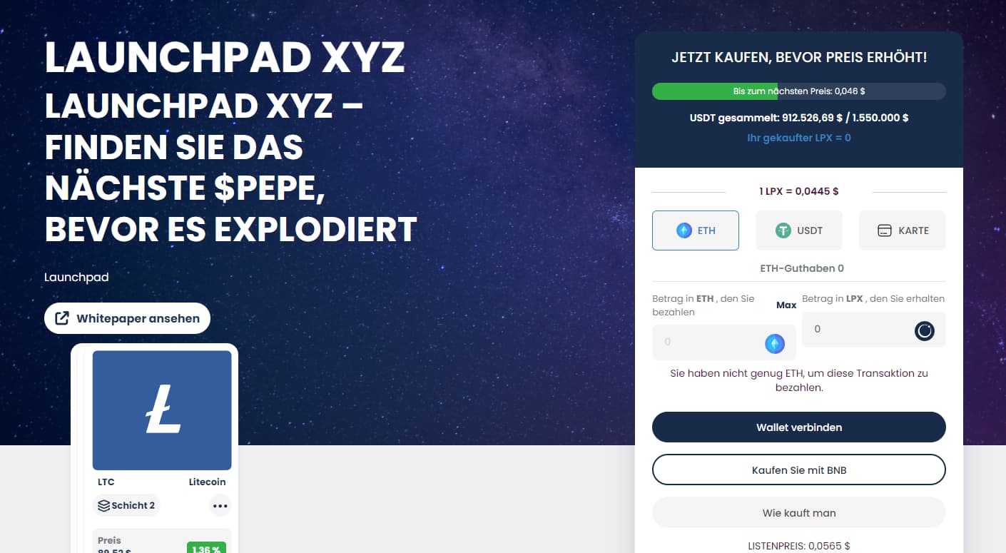 Launchpad XYZ Krypto
