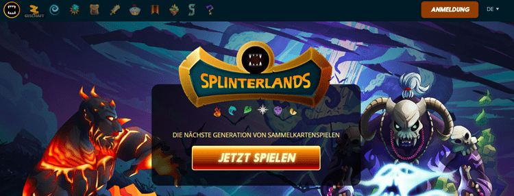 Splinterlands Play-to-Earn Spiele