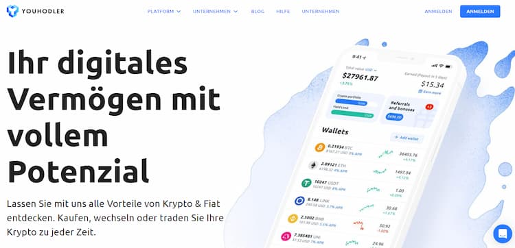 YouHolder - Krypto Lending Plattformen