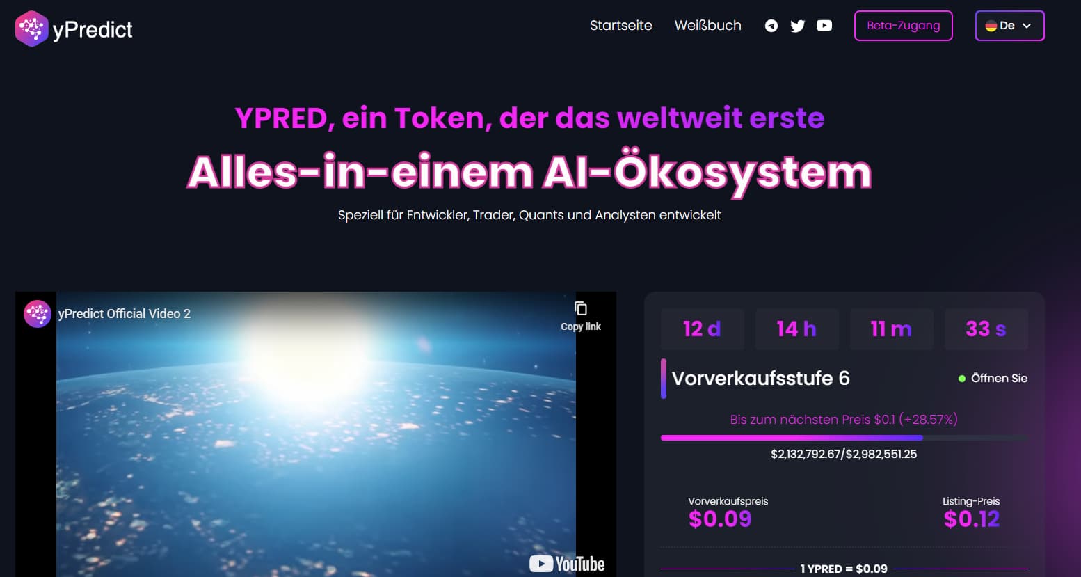 Ypredict Web3 Coin