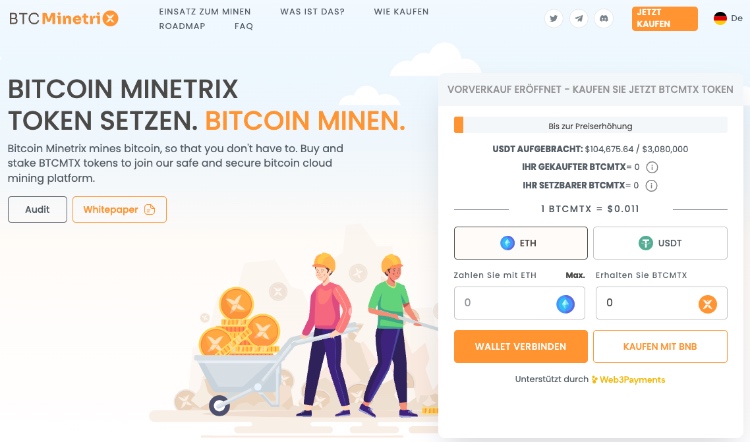 web3 coin bitcoin minetrix