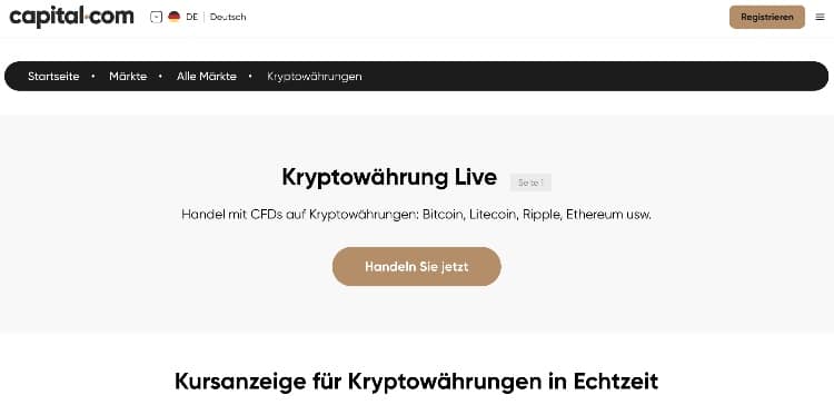 capital.com bitcoin kaufen app