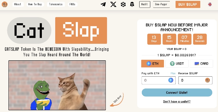 catslap airdrop krypto