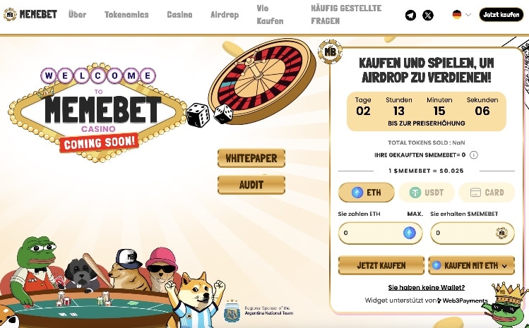 memebet airdrop krypto