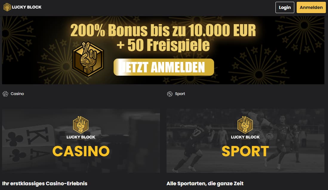 Lucky Block Krypto Casino Österreich