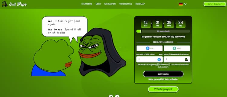Was ist Evil Pepe Coin