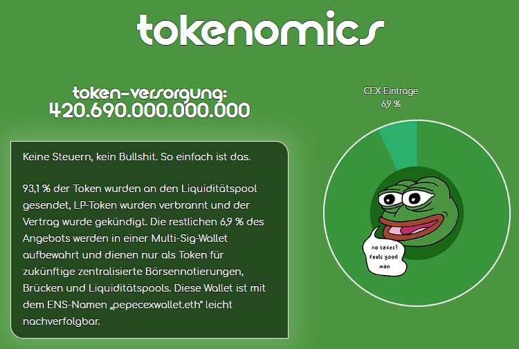 Was sind Pepe Coin Tokens