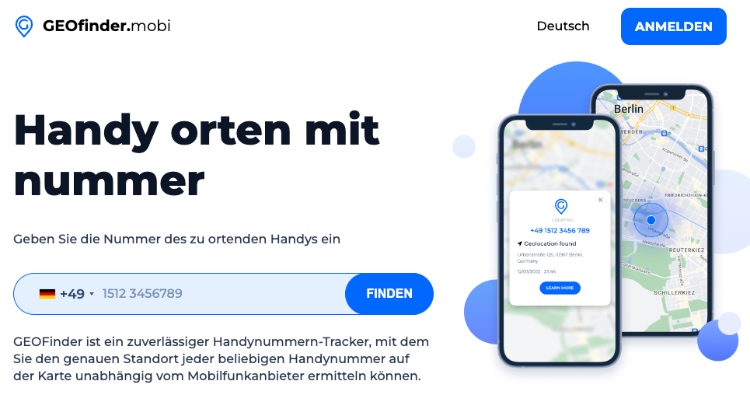 geofinder handy orten