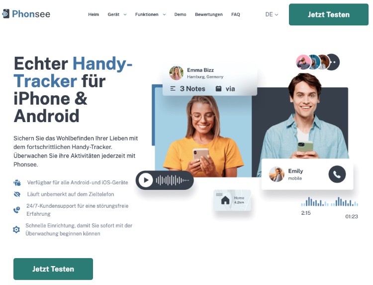 phonsee handy orten